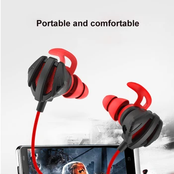 Lefon Žaidimų Ausinės Ausinės Su Mic Triukšmo Panaikinimo Stereo ausinių Telefono PC PS4 Kompiuterio Corded garso Valdymas