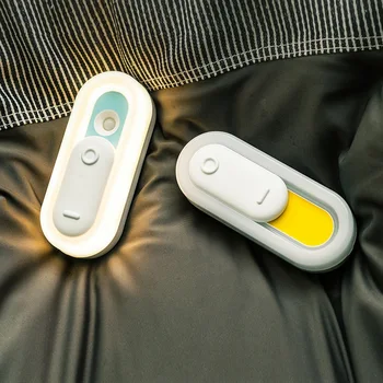 Intelligent Jutiklis Nakties Šviesos Žmogaus Indukcinės lempos Magnetinio LED Lemputė USB Įkrovimo Kabineto Sienų apšvietimo Namų Miegamasis