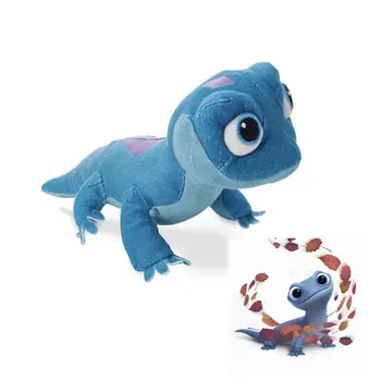 Disney 17-27cm Vaikų Animacinių filmų Pliušiniai Žaislai Sušaldyti 2 elsa Olaf žaislai Bruni Statulėlės Chameleonas raktų pakabukas vaikų dovanų