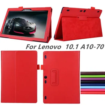 Lenovo Tab2 a10-70 A10-70F/L A10 30 x30F atveju, smart Apversti leathercover lenovo tab 2 A10-70L a10 tablet 10.1