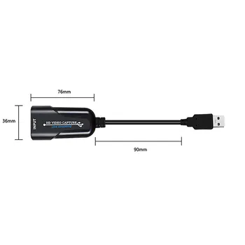 1080P HDMI Užfiksuoti Kortelės HD Live Transliacijos USB 2.0 Grafikos Užfiksuoti Išorės Kitus USB Perduoti HDMI Užfiksuoti Vaizdo Įrašymo Kortelė