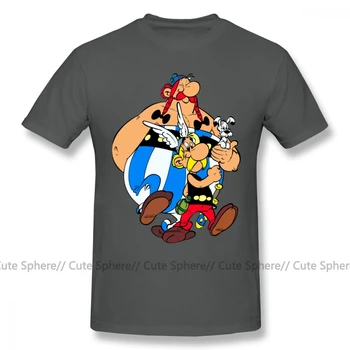 Asteriksas Marškinėliai Asterix Ir Obelix T-Shirt Streetwear Trumpas Rankovės Marškinėliai Vyrams 100 Proc. Medvilnės XXX Grafinis Nuostabus Marškinėlius