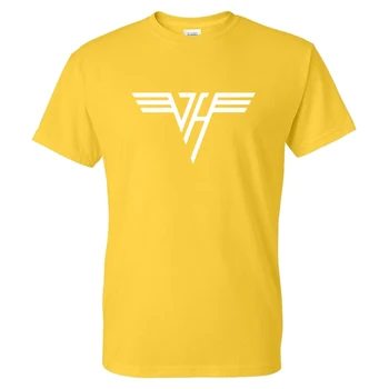 2020 Mados Van Halen T-shirt Roko grupės LOGOTIPAS Streetwear Vyrų, Moterų Sporto Atsitiktinis Marškinėlius Aukštos Kokybės Medvilnės Hip-Hop marškinėliai Topai