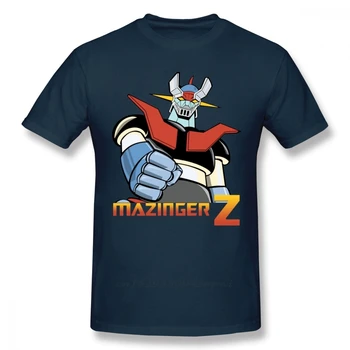 Kietas Mazinger Z Robotas Marškinėliai Žmogui Naujas Trumpas Rankovės Anime O-kaklo Marškinėliai, High Street Vaporwave Mados vyriški Drabužiai