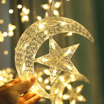 Atostogų Žiburiai Star Snaigės Lempos, Užuolaidos, LED String Žibintai Christams Dekoracijos Namų Kambarį, Vestuvių, Naujųjų Metų 2021 Dekoras