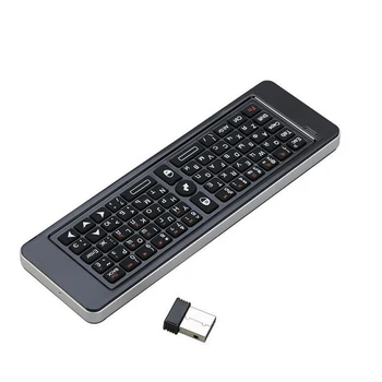 Rii i13 K13 2.4 G Mini rusijos Belaidę Klaviatūrą, Skristi Oro Mouse Combo Mircophone Garsiakalbis IR Nuotolinio mokymosi PC Smart TV Box