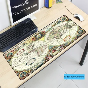 Mairuige Pasaulio Žemėlapyje Gumos Didelis Užrakto Krašto pelės kilimėlis stalas kilimėliai didelis mousepads žaidimų kilimas XL darbo/ LOL, DOTA CSGO žaidimų
