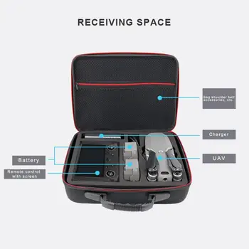 EVA lagaminas Vandeniui Pečių Maišą Sunkiai Shell Laikymo Dėžutė DJI Mavic 2 Pro 
