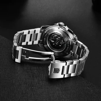 PAGANI DIZAINO 2020 Naujas Vyrų Automatinis laikrodis Keramikos Bezel Vandeniui Sporto Mechaninis Laikrodis Safyro Stiklas 304L Plieno