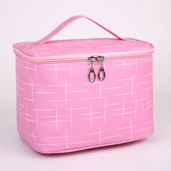 2019 Naujas moterų maišelį Mielas Flamingo Didelės Talpos Kosmetikos krepšys iš Nailono, atsparus Vandeniui Kelionės, tualetinių reikmenų Saugojimo Krepšys makiažas maišelį HLN01