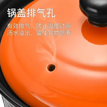 2.2 L Sutirštės karščiui atsparus didelės talpos puodai buitinių dujų degiklis mažas keptuvėje iš Kinijos porceliano kapitalo