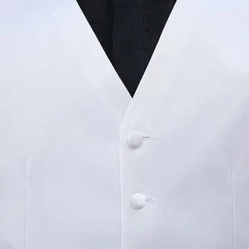Yufeiyan 2019 vyriški Laisvalaikio Kostiumas, Liemenė 4XL Vestuvių Kostiumas, Liemenė Juoda Balta Oficialaus Britų Stiliaus Vieno Krūtinėmis Liemenė Liemenė Vyrams