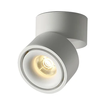 Led Paviršiaus Sumontuoti Lubų Downlight Reguliuojamas 360 laipsnių Vietoje šviesos patalpų Fojė,virtuvė Apdailos Pritemdomi LED žibintai