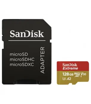 SANDISK SDXC EXTREME 128 GB 160 MB/s A2 C10 V30 UHS-I U3