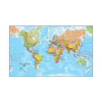 100x150cm Pasaulyje Fizinis Žemėlapis neaustinių Purškimo Pasaulio Žemėlapį Be valstybės Vėliava Sienos Meno, Kultūros ir Švietimo Tarnyba Dekoras