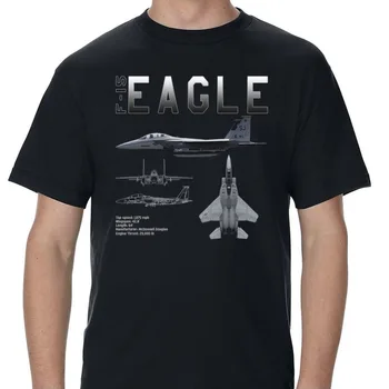 Mados 2019 m. Vasaros Vyrų Atsitiktinis O-Kaklo Vyrų Viršūnes & Tees F-15 Strike Eagle Schema Užsakymą VYRIŠKI T-Shirt vyrai Tee Marškinėliai