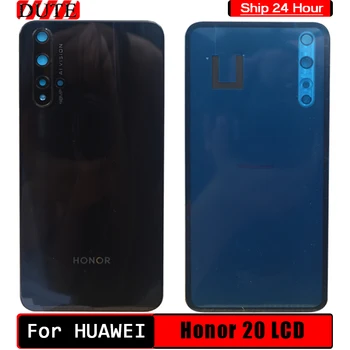 Galinio Stiklo danga Huawei Honor 20 Baterijos Dangtelis Galinių Durų Būsto Atveju Langas Garbę 20 Nugaros Skydelio honor20 Baterijos Dangtelis