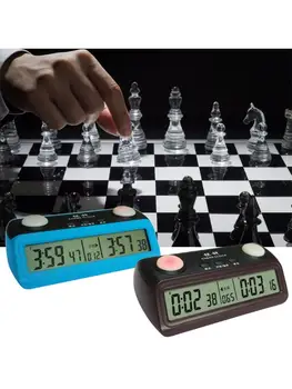 Išplėstinė Šachmatų Skaitmeninis Laikmatis Šachmatų Laikrodis Skaičius Aukštyn Žemyn Stalo Žaidimas Laikrodis