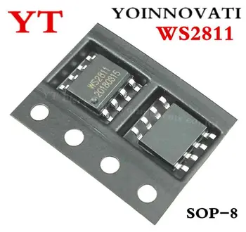100vnt/daug WS2811S WS2811 SOP-8 IC geriausios kokybės.