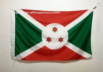 Burundis Afrikos valstybės Vėliava visame Pasaulyje karšto parduoti prekes 3X5FT 150X90CM Reklama žalvario metalo skyles