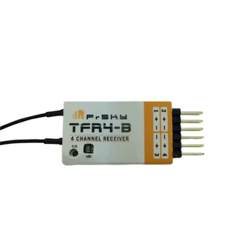 FrSky TFR4B 4ch Imtuvas 2.4 Ghz Paviršius/Oro Mini Futaba FASST suderinama