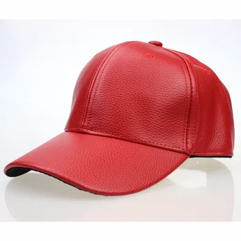 Naujas Unisex Mados Atsitiktinis Snapbacks Skrybėlės Juoda Tuščią PU Odos Plokščių kraštų Beisbolo Kepurės, Hip-hop Bžūp Kaulai Gorras Vyrams, Moterims