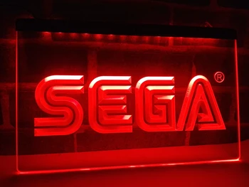 LH054 - Sega LED Neon Light Pasirašyti namų dekoro amatai
