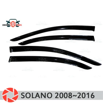 Lango deflektorius, skirtas Lifan Solano 2008~2016 lietaus reflektoriai purvo apsauga automobilio stiliaus dekoro priedai liejimo