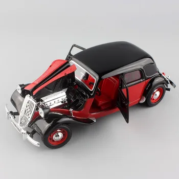 1/24 mastelis mini bburago klasika derliaus citroen TA 15CV 1938 Traukos Avant automobilių modelį Diecast Transporto priemonės žaislas miniatiūros berniukas