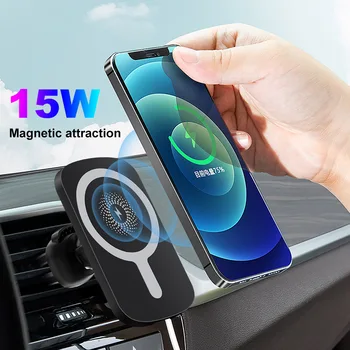 Magnetinio Belaidis Automobilinis Įkroviklis Kalno Stovi už iPhone 12 Mini 12 