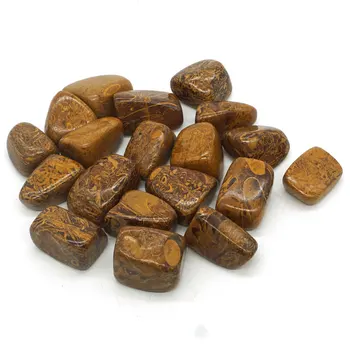 Natūralus Akmuo Iškastinio Dramblių Odą Jasper Krištolo akmenimis Taškų granules, Krito Akmens Chakra Gydymo Reiki Namų Dekoro