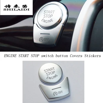 Automobilio stilius VARIKLIO PALEIDIMO išjungimo jungiklis mygtukas Apima Lipdukai BMW 5/6/7 serijos f10 GT F07 yra f01 F važiuoklės automobiliai, auto Priedai