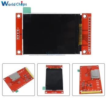 2,4 colių LCD Ekranas 240x320 SPI TFT ILI9341 Baltas LED, dėl minėto sprendimo Arduino oled LCD Nuoseklųjį Prievadą Modulis 5V/3.3 V PCB Adapteris Micro SD Kortelė