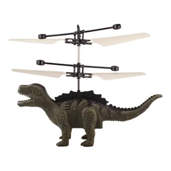 Elektrinis Skraidantis Dinozauras Modelis Žaislas Infraraudonųjų Spindulių Jutiklį, Sraigtasparnis, Led Blykstė, Apšvietimas Usb Įkrovimo Smulkūs Pakabos Led Vaikams, Žaislai