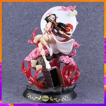 31cm Anime Demon Slayer Kimetsu nr. Yaiba Kamado Nezuko PVC Veiksmų Skaičius, Žaislų GK Mano Mergina Statula Suaugusiųjų Kolekcionuojamos Lėlės Modelio Dovana