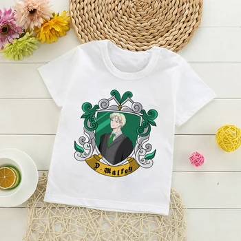 Draco Malfoy enfant kūdikio marškinėlius tee kawaii vasarą cartoon vetement enfant garcon t-shirt baby