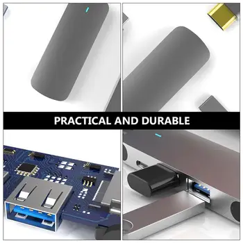 4 USB Adapteris C Tipo Stebulės parama 