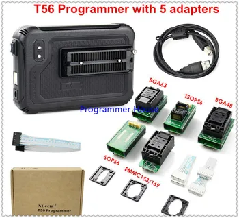 XGecu T56 Programuotojas PIC/NAND Flash/EMMSP TSOP48/TSOP56/BGA48/63/64/100/153/162/169/221 56Pin Vairuotojai ISP Paramos 20000+chip