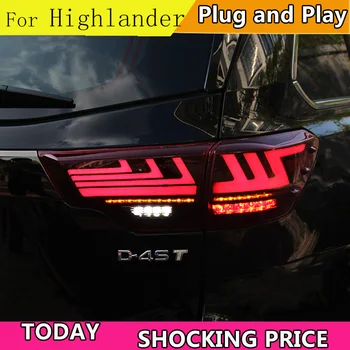 Automobilio Stilius toyota Highlander Žibintai-2019 Kluger galinio Žibinto 
