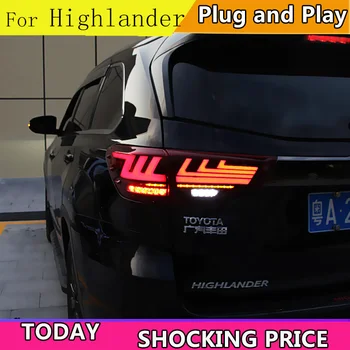 Automobilio Stilius toyota Highlander Žibintai-2019 Kluger galinio Žibinto 