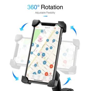 KISSCASE Universalus Motociklas Telefono Laikiklio, Dviračio Laikiklis GPS Reguliuojamas Variklio Telefono Stovas Laikiklis Dviračių Laikiklis, Skirtas 