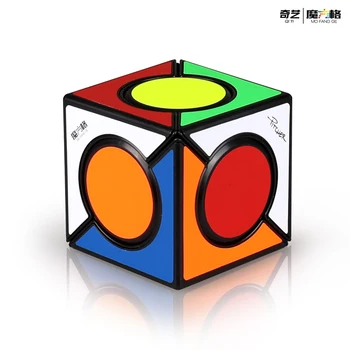 Naujas QiYi Šešių Vietoje 3x3x3 Magijos Kubo šešių vietoje Neo kubas Matinio Paviršiaus Magic Cube Greičio Įspūdį žaislai vaikams