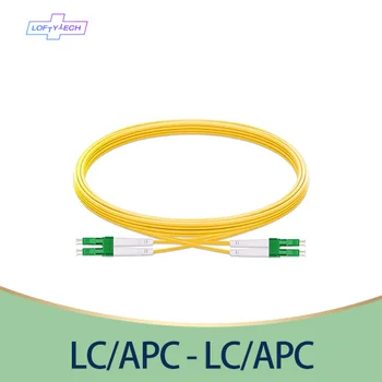 10VNT/daug 1.5 Metrų LC/APC - LC/APC Fiber Patch Cord,FTTH,Dvipusis Vienos rūšies Kabelis,Ilgis arba kitų Jungtis gali būti pritaikyti