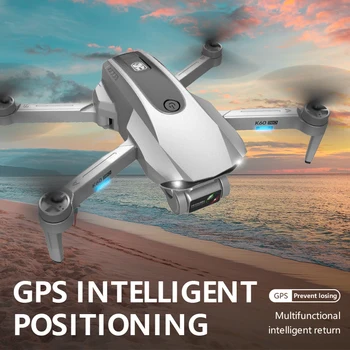 K60 Pro GPS Drone Su Kamera 6K 4K HD Dvi Ašis Gimbal Brushless Profesinės RC Quadrocopter 5G Wifi Fpv Atstumas 1.2 km Skrydžio