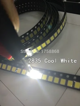 4000pcs/daug 0.2 W SMD 2835 LED Lempos Granulių 20-22lm Baltas SMD LED Karoliukai LED Lustas DC3.0-3.6 V, Visų Rūšių LED Šviesos