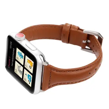 Lieknėjimo odos watchband apple watch band SE 6 5 4 40mm 44mm diržo apyrankę juostų iWatch Dirželis serijos 4 3 2 38mm 42mm