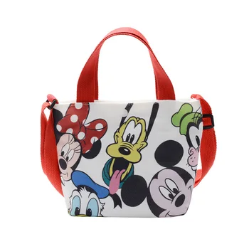 Disney nauja vaikų drobė maišelis mados kūdikis animacinių filmų mickey bag rankinė berniukas mergaičių mokinių mielas petį krepšys