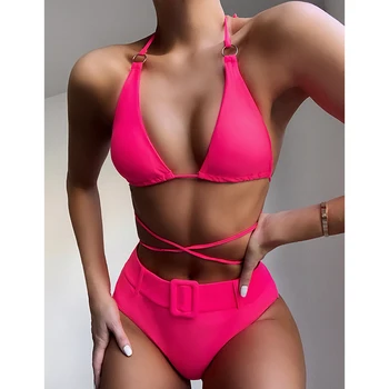 Brazilijos seksualus bikini 2020 naujas maudymosi kostiumas Push up gyvatė spausdinti maudymosi kostiumėlį moteris besimaudančių Trikampis v-kaklo, maudymosi kostiumėliai moterims biquinis