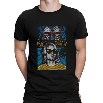 Kurt Cobain Prekės Mens Tee Marškinėliai Drabužius Juokinga Prekės Marškinėliai Vyrams Spausdinti Medvilnės T Shirt Mens Hip-Hop Marškinėlius Viršūnės