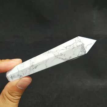Didmeninė gamtinių išgalvotas baltas turkis kristalų pypkės